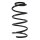 Suspension Spring Front Axle Coil spring with constant wire diameter SPIDAN for e.g. FORD C-Max II