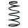 Suspension Spring Front Axle Coil spring with constant wire diameter SPIDAN for e.g. FORD C-Max II
