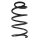 Suspension Spring Front Axle Coil spring with constant wire diameter SPIDAN for e.g. FORD C-Max II