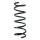 Suspension Spring Rear Axle Coil spring with constant wire diameter SPIDAN for FORD Galaxy