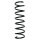 Suspension Spring Rear Axle Coil spring with constant wire diameter SPIDAN for FORD Focus III