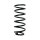 Suspension Spring Rear Axle Coil spring with constant wire diameter SPIDAN for HYUNDAI Veloster
