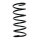 Suspension spring front axle coil spring Ø142mm SPIDAN for e.g. HYUNDAI i10