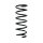 Suspension Spring Rear Axle Coil spring with constant wire diameter SPIDAN for HYUNDAI i10