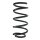 Suspension Spring Rear Axle Coil spring with constant wire diameter SPIDAN for HYUNDAI iX55