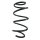 Suspension spring front axle coil spring Ø157mm SPIDAN for e.g. HYUNDAI iX35