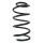 Suspension spring front axle coil spring Ø159mm SPIDAN for e.g. MAZDA 5