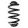 Suspension Spring Rear Axle Mini Block SPIDAN for e.g. OPEL Zafira Tourer C