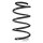 Suspension spring front axle coil spring Ø 141mm SPIDAN for e.g. OPEL Vectra B