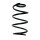Suspension spring front axle coil spring Ø181mm SPIDAN for e.g. FORD Galaxy