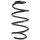 Suspension spring front axle coil spring Ø180mm SPIDAN for VW Sharan
