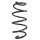 Suspension spring front axle coil spring Ø146mm SPIDAN for e.g. VW EOS