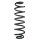 Suspension spring rear axle coil spring Ø115mm SPIDAN for e.g. SKODA Yeti