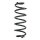 Suspension Spring Rear Axle Coil spring with constant wire diameter SPIDAN for e.g. AUDI A4 Avant