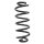 Suspension Spring Rear Axle Coil spring with constant wire diameter SPIDAN for e.g. AUDI A6 Avant
