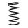 Suspension spring front axle coil spring Ø165mm SPIDAN for e.g. KIA Sportage