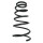 Suspension spring rear axle coil spring Ø113mm SPIDAN for e.g. HYUNDAI Tucson