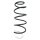 Fahrwerksfeder Vorderachse Schraubenfeder Ø140mm SPIDAN für u.a. CITROËN C2