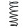 Suspension spring rear axle coil spring Ø121mm SPIDAN for e.g. HYUNDAI i20