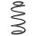 Suspension spring front axle coil spring Ø165mm SPIDAN for e.g. HYUNDAI i20