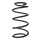 Suspension spring front axle coil spring Ø163mm SPIDAN for e.g. HYUNDAI i20