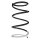 Suspension spring front axle coil spring Ø173mm SPIDAN for e.g. MITSUBISHI