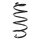 Suspension Spring Front Axle Coil spring with constant wire diameter SPIDAN for e.g. OPEL Vectra C