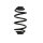 Suspension Spring Rear Axle Mini Block SPIDAN for e.g. OPEL Insignia A