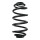 Suspension spring rear axle miniblock Ø142mm SPIDAN for e.g. OPEL Astra J Caravan