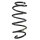 Suspension spring front axle coil spring Ø140mm SPIDAN for e.g. SKODA Superb II