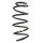 Suspension spring front axle coil spring Ø142mm SPIDAN for e.g. SKODA Superb II