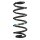 Suspension Spring Rear Axle Coil spring with constant wire diameter SPIDAN for VW Scirocco