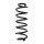Suspension spring rear axle coil spring Ø114mm SPIDAN for SEAT Altea and others
