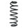 Suspension spring rear axle coil spring Ø114mm SPIDAN for e.g. VW CC