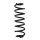 Suspension Spring Rear Axle Coil spring with constant wire diameter SPIDAN for e.g. VW Tiguan