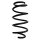 Suspension Spring Front Axle Coil spring with constant wire diameter SPIDAN for VW Passat CC