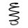 Suspension spring front axle coil spring Ø162mm SPIDAN for e.g. RENAULT Grand