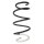 Suspension spring front axle coil spring Ø163mm SPIDAN for e.g. RENAULT Megane