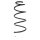 Suspension spring front axle coil spring Ø145mm SPIDAN for e.g. CITROËN C3 II