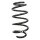 Suspension Spring Front Axle Coil spring with constant wire diameter SPIDAN for e.g. VW Golf VI