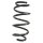 Suspension Spring Front Axle Coil spring with constant wire diameter SPIDAN for SEAT Altea XL