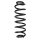 Suspension spring rear axle coil spring Ø117mm SPIDAN for e.g. SEAT Altea XL