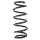Suspension Spring Rear Axle Coil spring with constant wire diameter SPIDAN for e.g. MAZDA 6 Kombi