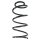 Suspension spring front axle coil spring Ø160mm SPIDAN for e.g. VOLVO C30