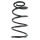 Suspension spring front axle coil spring Ø159mm SPIDAN for e.g. VOLVO V50