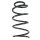 Suspension spring front axle coil spring Ø159mm SPIDAN for e.g. VOLVO C30