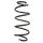 Suspension spring front axle coil spring Ø139mm SPIDAN for e.g. AUDI A1