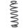 Suspension Spring Rear Axle Coil spring with constant wire diameter SPIDAN for AUDI A1