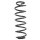 Suspension Spring Rear Axle Coil spring with constant wire diameter SPIDAN for e.g. AUDI A1 Sportback