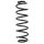 Suspension Spring Rear Axle Coil spring with constant wire diameter SPIDAN for e.g. SEAT Ibiza IV Sportcoupe